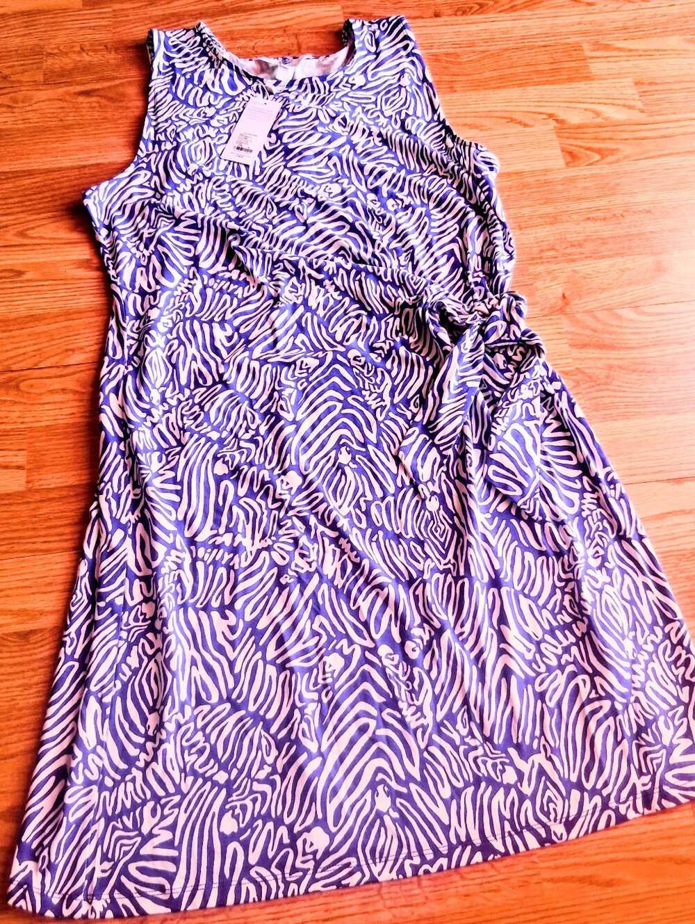NWT Lilly Pulitzer Ladies Dress, Blue, white Sz XXS, XL, MSRP $148.